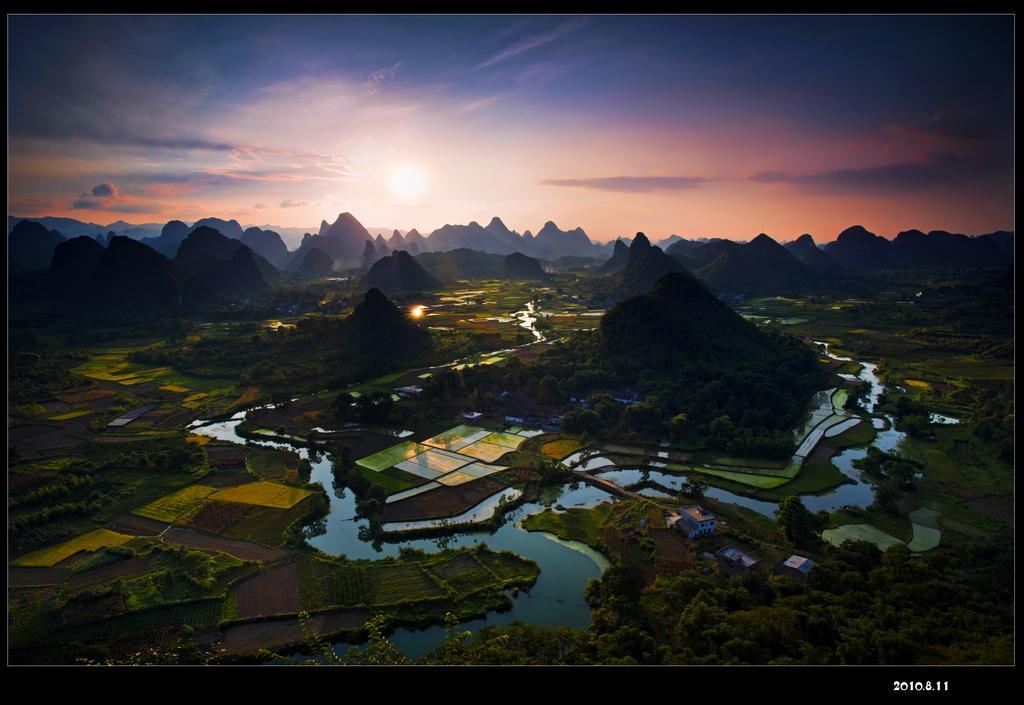 Yangshuo Leisure Tea Lodge מראה חיצוני תמונה